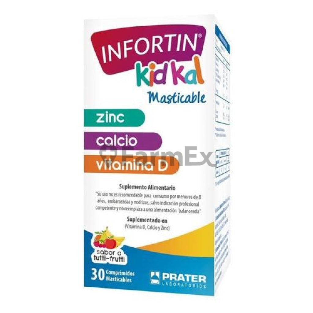 Infortin Kid Kal masticable x30 com (Prater) PRATER 