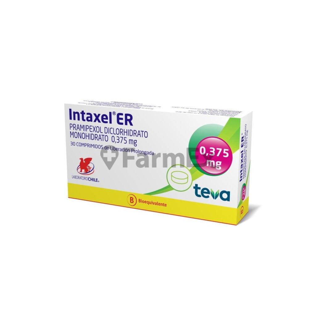 Intaxel ER 0.375 mg x 30 comprimidos LAB. CHILE 