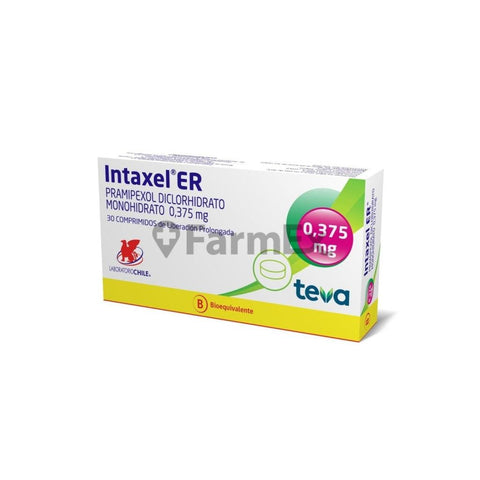 Intaxel ER 0.375 mg x 30 comprimidos