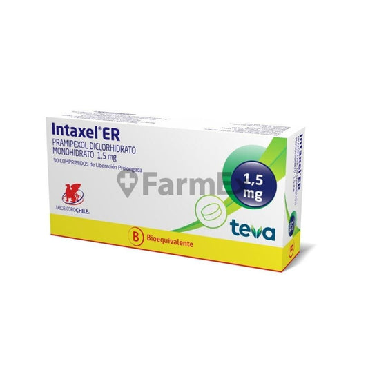 Intaxel ER 1,5 mg x 30 comprimidos LAB. CHILE 