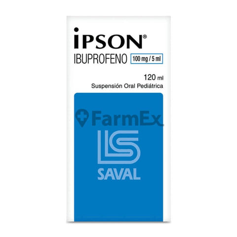 Ipson Suspensión Oral Pediátrica 100 mg / 5 mL x 120 mL