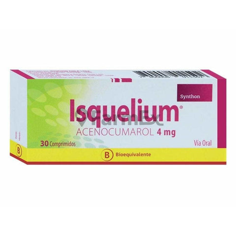 Isquelium (ACENOCUMAROL) 4 mg x 30 comprimidos "Ley Cenabast"