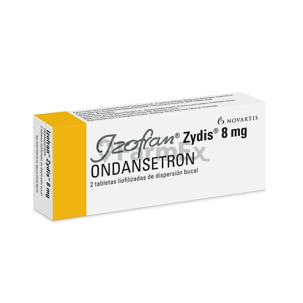 Izofran Zydis 8 mg x 2 Tabletas dispersión bucal