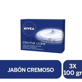 Jabón en Barra "Creme Care" 100 g x 3 unidades