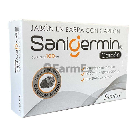 Jabón en Barra "Sanigermin" Carbón x 100 g