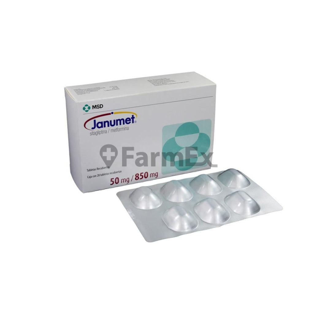 Janumet 50 / 850 mg x 28 comprimidos