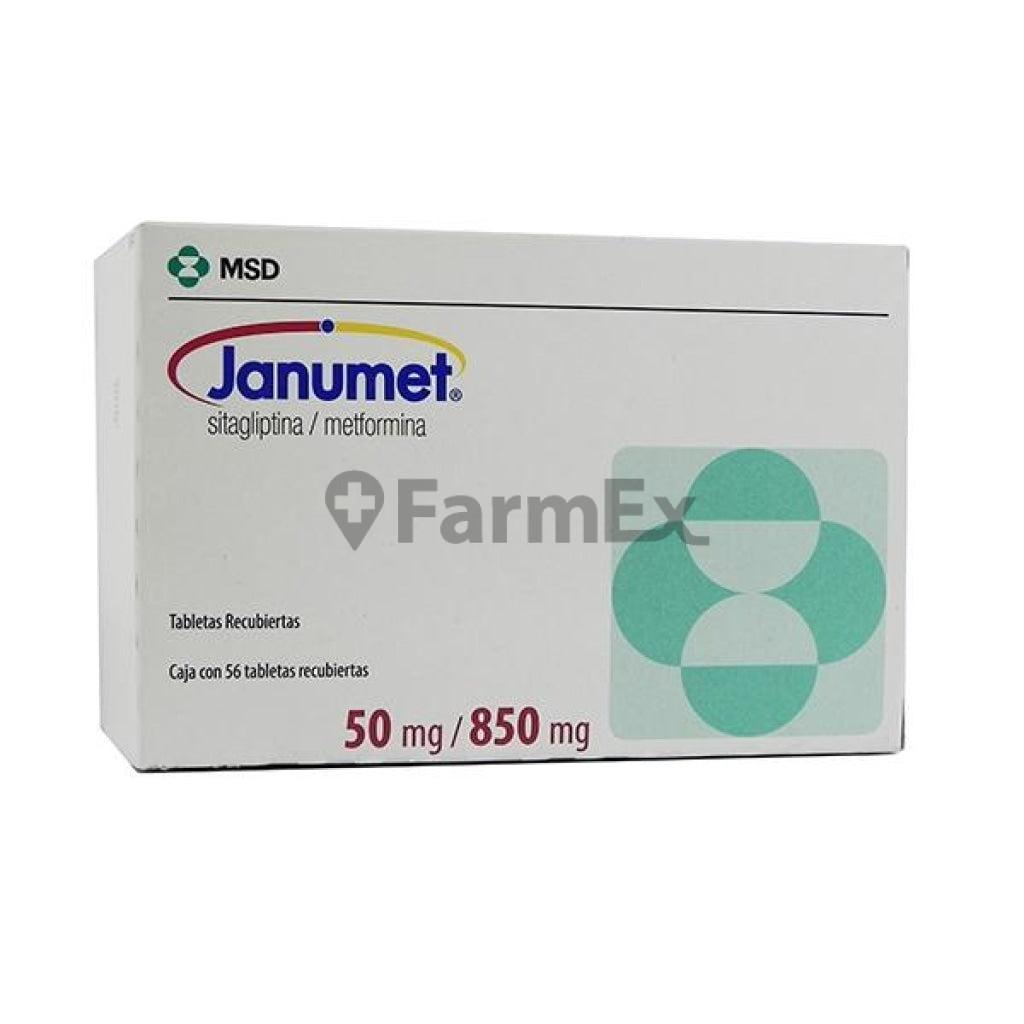 Janumet 50 / 850 mg x 56 comprimidos