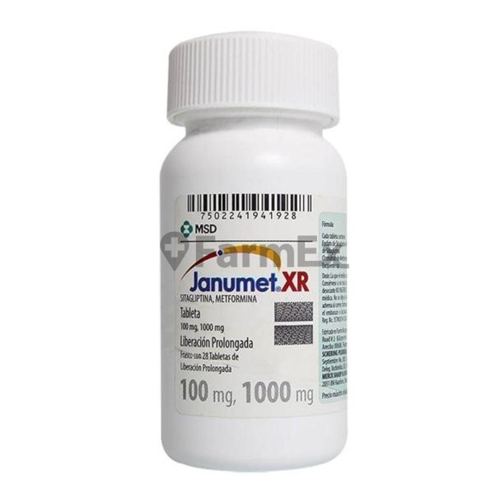 Janumet XR 100 / 1000 mg x 28 comprimidos MSD 