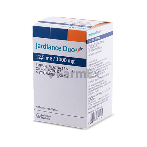 Jardiance Duo12,5 mg / 1000 mg x 60 comprimidos