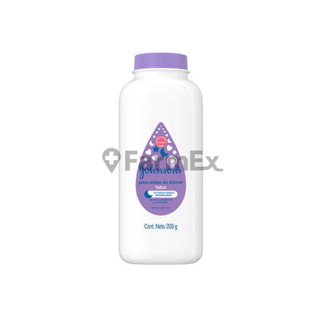 Johnson Baby Talco "Antes de dormir" x 200 g johnson y johnson 