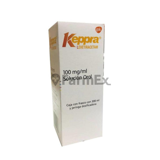 Keppra Solucion oral 100 mg/300 ml (GSK) GSK 