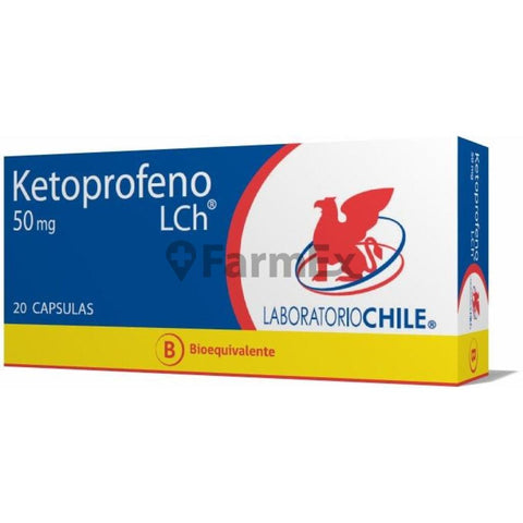 Ketoprofeno 50 mg x 20 cápsulas