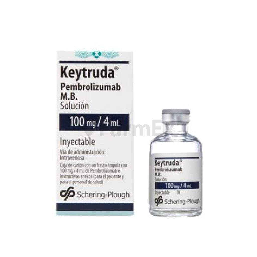 Keytruda 100 mg / 4 ml x 10 ml x 1 frasco MSD 