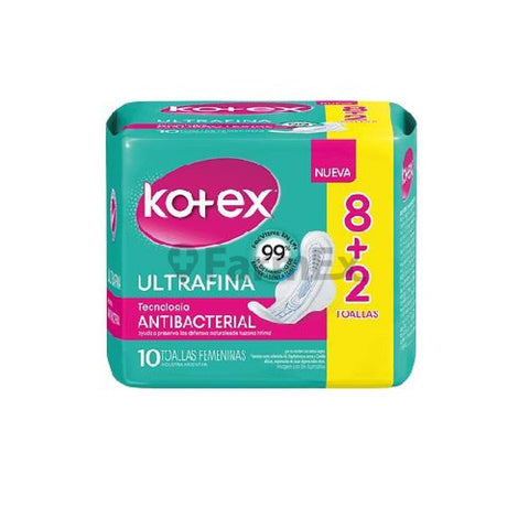 Kotex Antibacterial UltraFina x 10 unidades