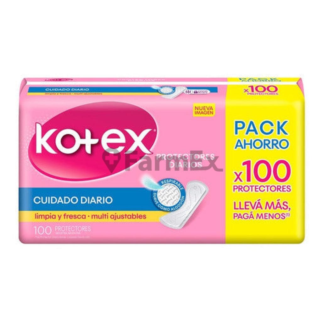 Kotex Protector Diario Normal x 100 unidades kotex 
