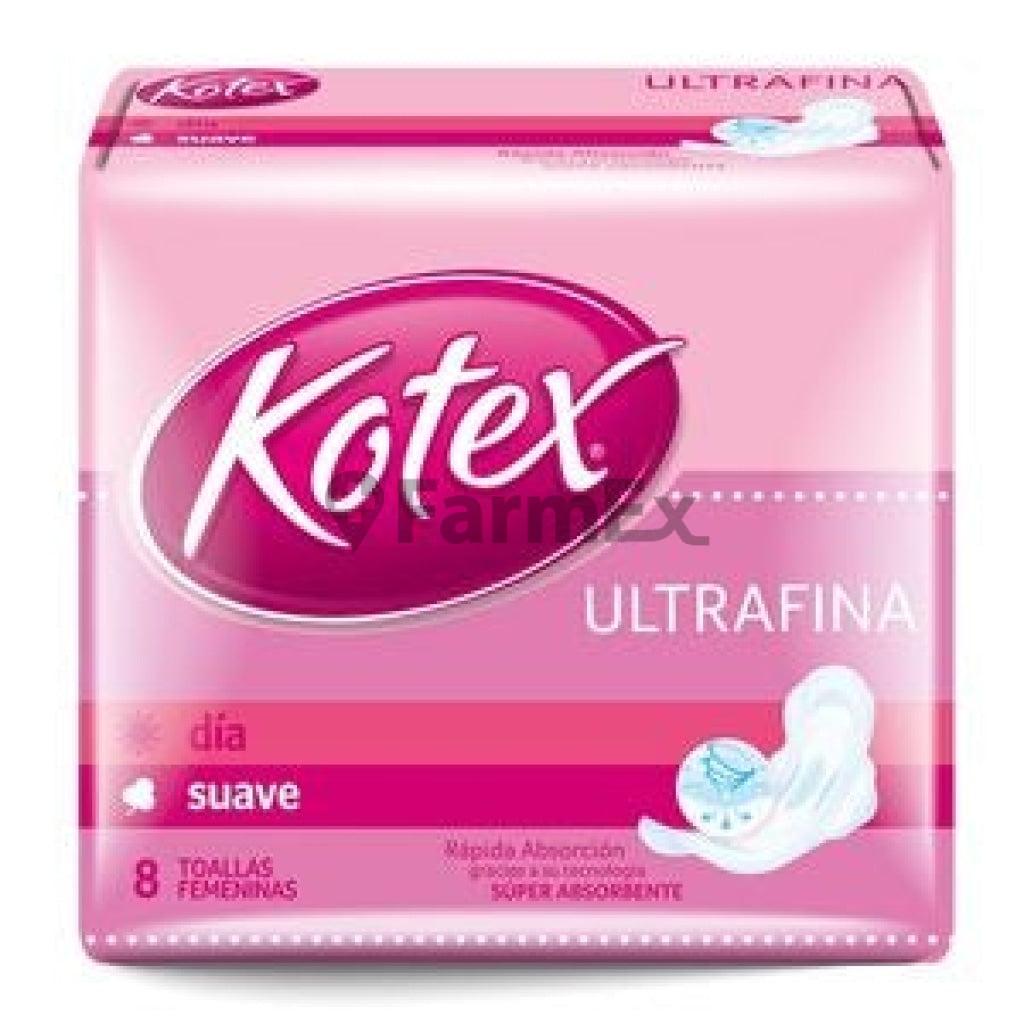 Kotex Toalla Dia Ultra Fina x 8 unidades kotex 