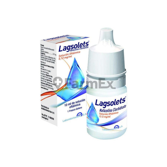 Lagsolets Solucion Oftalmica 0,12 % x 10 ml SMB farma 
