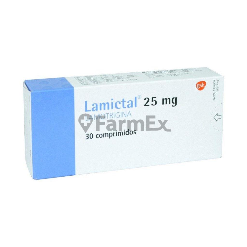 Lamictal 25 mg x 30 comprimidos GSK 