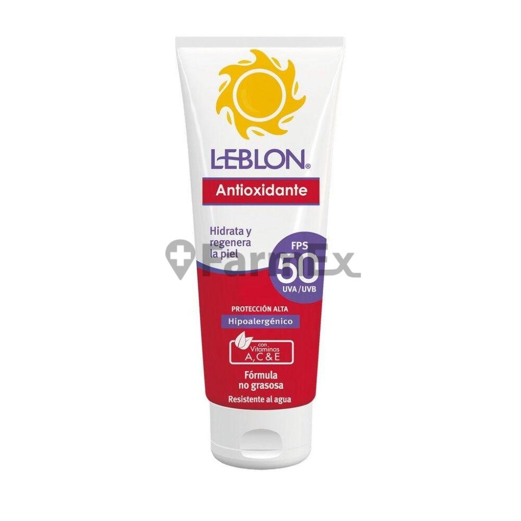Leblon Protector Solar 50 FPS Antioxidante "Hidrata y Regenera la piel" x 50 g