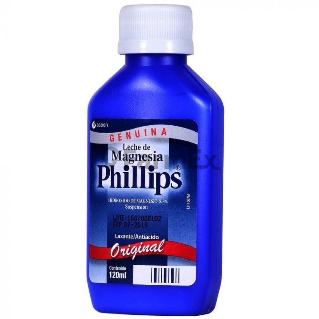 Leche Magnesia Phillips Original Suspensión Oral x 120 mL ASPEN 