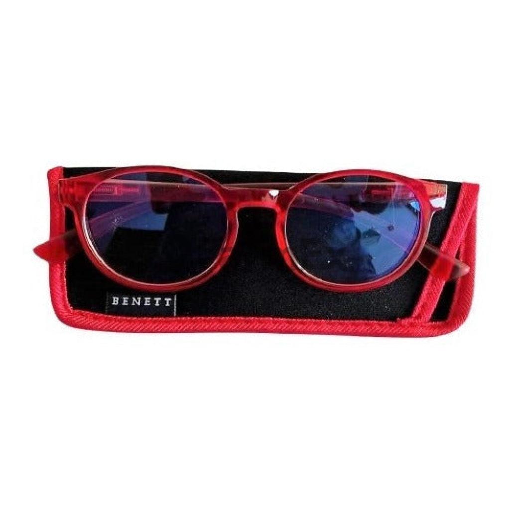 Lentes de Descanso Anti Blue-Light Rojo Benett 