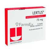 Lertus 75 mg / 3 mL x 5 Ampollas