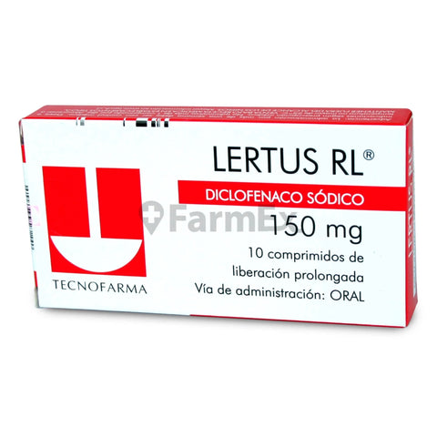 Lertus RL 150 mg x 10 comprimidos