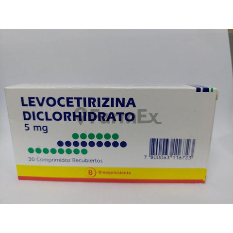 Levocetrizina 5 mg x 30 comprimidos