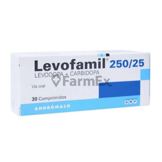 Levofamil 250/25 mg x 30 comprimidos ANDROMACO 