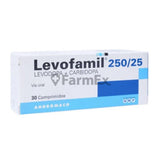 Levofamil 250 mg / 25 mg x 30 comprimidos