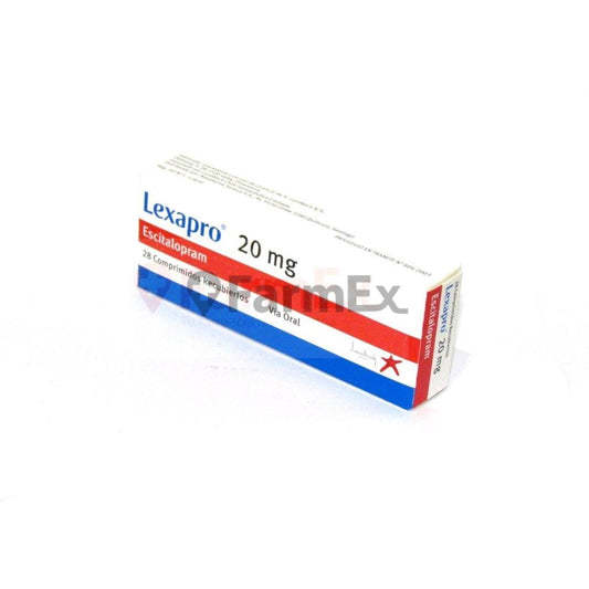 Lexapro 20 mg. x 28 Comprimidos LUNDBECK 
