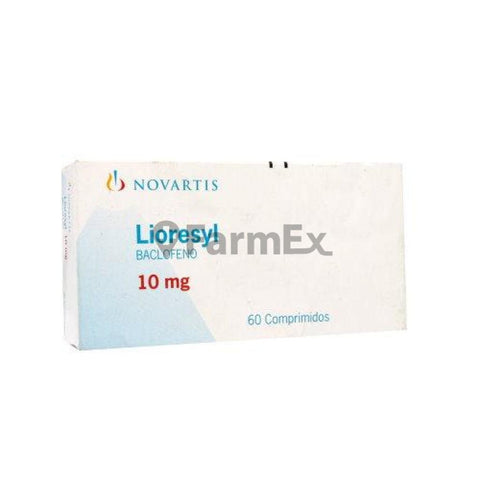 Lioresyl 10 mg (Baclofeno) x 60 comprimidos