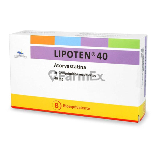 Lipoten 40 mg x 28 comprimidos Exeltis 