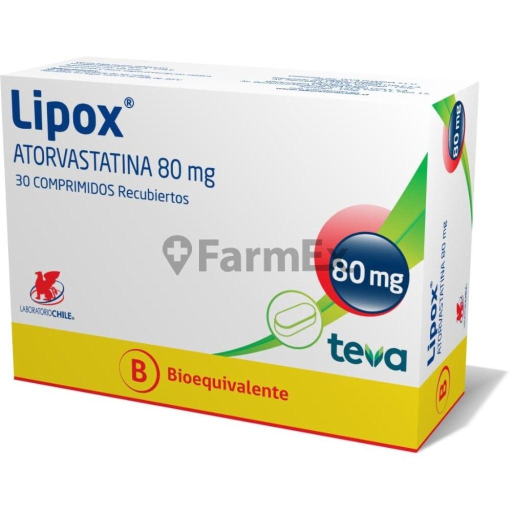 Lipox 80 mg x 30 comprimidos
