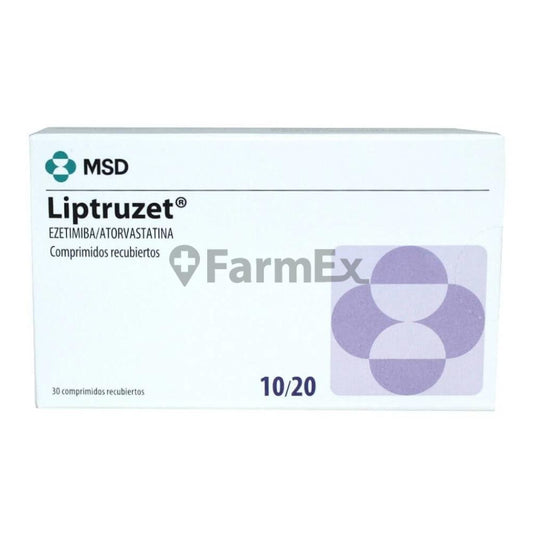 Liptruzet 10 / 20 mg x 30 comp MSD 