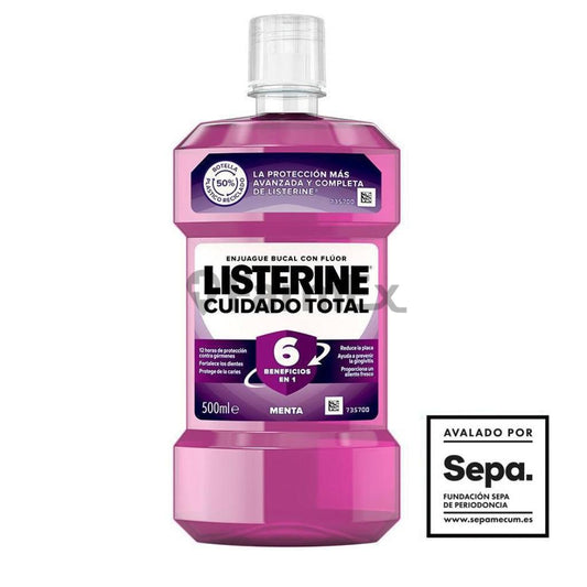 Listerine "Cuidado Total" x 500 mL johnson y johnson 