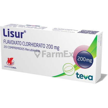 Lisur 200 mg x 20 Comprimidos "Ley Cenabast" LAB CHILE 