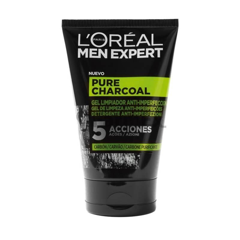 L'oreal Gel limpiador Men Expert "Pure Carbon" x 100 mL Loreal Paris 
