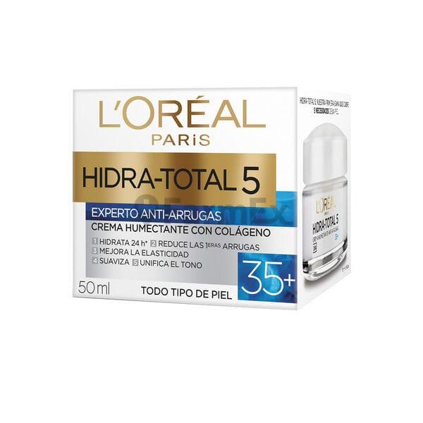 L'ORÉAL "Hidra Total 5" "Anti-Arrugas Colágeno" 35+ x 50 mL Loreal Paris 