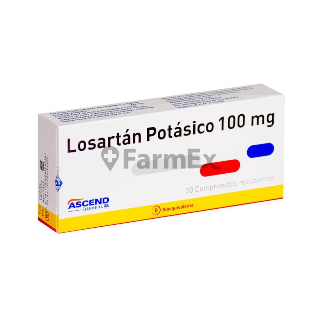Losartan Potasico 100 mg x 30 comprimidos "Ley Cenabast" Opko 