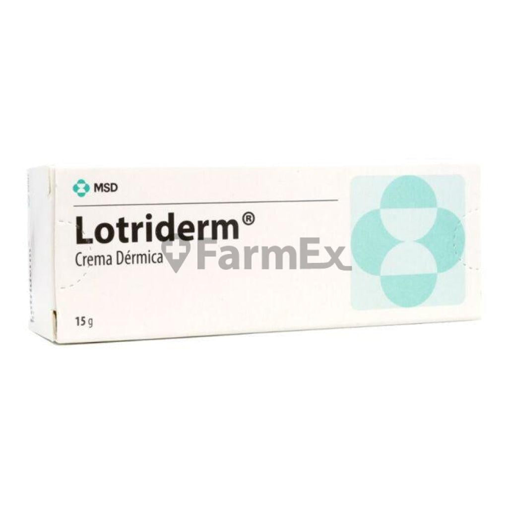 Lotriderm Crema x 15 g MSD 