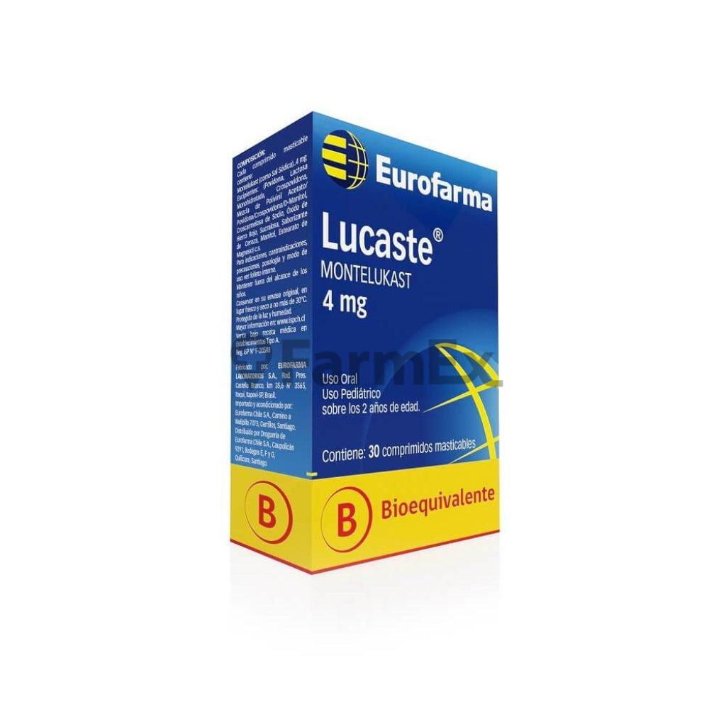 Lucaste 4 mg x 30 comp EUROFARMA 