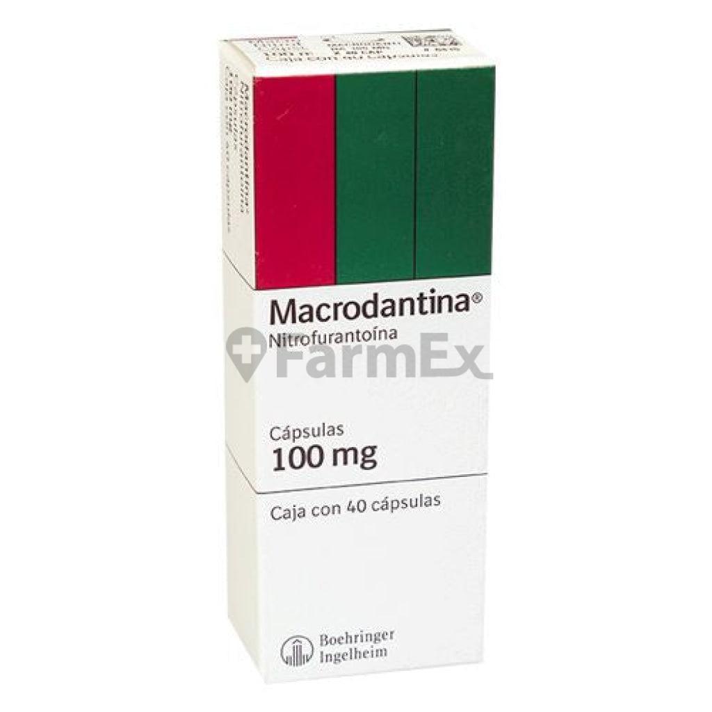 Macrodantina 100 mg. x 40 Cápsulas BOEHRINGER 