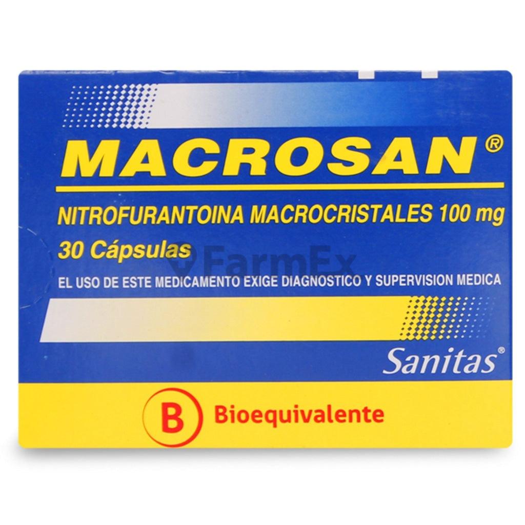 Macrosan 100 mg x 30 capsulas