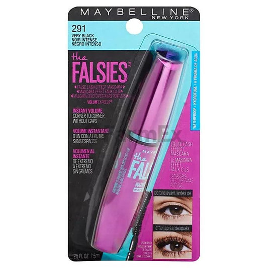 MASCARA DE PESTAÑA MAYBELLINE" VERY BLACK" THE FALSIES Farmex 