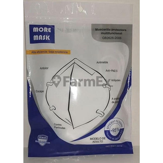 Mascarilla KN-95 x 5 unid. (Oficial contra Coronavirus) More Mask 