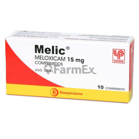 Melic 15 mg x 10 comprimidos