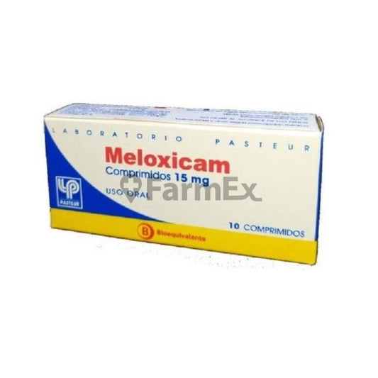 Meloxicam 15 mg x 10 comprimidos PASTEUR 