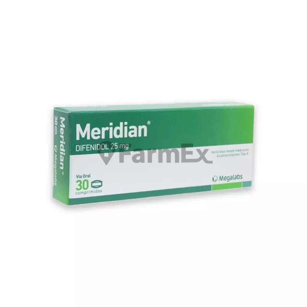 Meridian 25 mg x 30 comprimidos Megalabs 