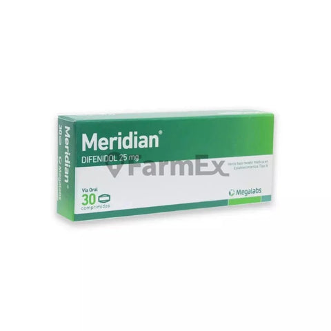Meridian 25 mg x 30 comprimidos